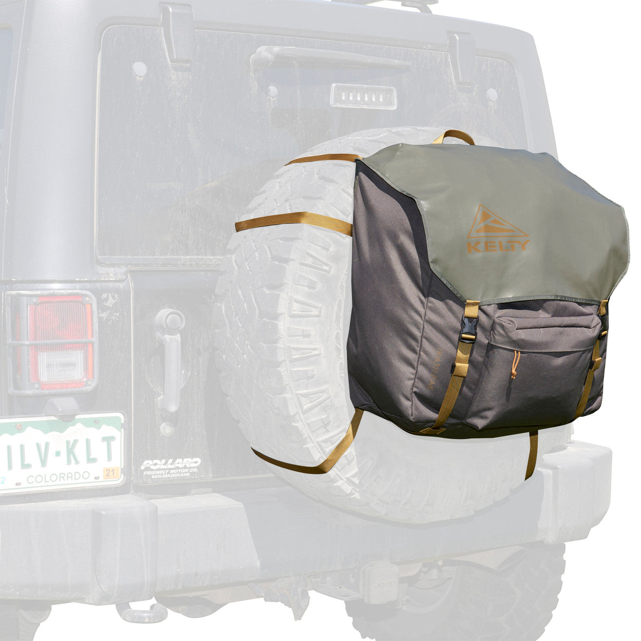 Kelty Trash Pak - shown mounted on Jeep